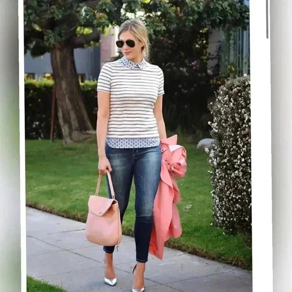 Tory Burch
Alexandria Striped/Floral-Print Top - Picture 2 of 7